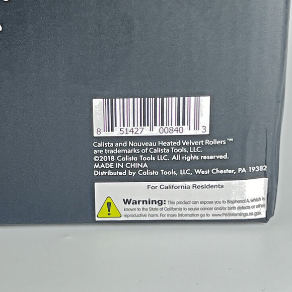 Calista Nouveau Heated Velvet Rollers, 12 Hot Rollers For Tangle-Free Hair - NEW - Picture 4 of 6